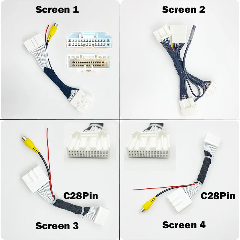 HICAMRUI Rear View Reverse Camera Kit for Toyota Hilux REVO Z-Edition 2020 2021 2022 2023 2024 OEM Stereo to Add Reverse Camera