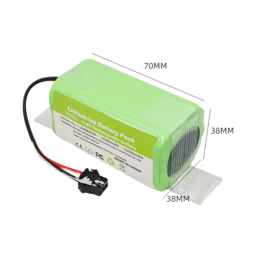 14.4V 2600mAh Rechargeable Replacement Battery for Eufy RoboVac 11 11S MAX 12 15C 25C 30 / Deebot N79 N79S DN622 Robot