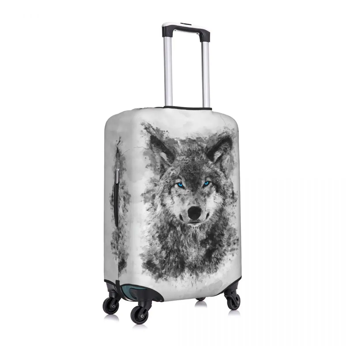 Juste de valise personnalisée Animal Wolf, housses de protection pour bagages, anti-poussière, 18 "-32"