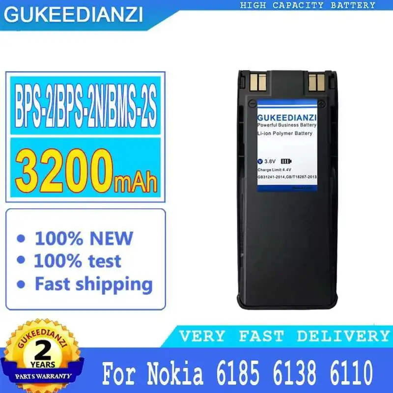 

Battery Bps-2 Bps-2N Bms-2S For Nokia 6185 6138 6110 6310I 6310 6210 5180 5170 5160 5150 5185 5165 5110 5125 6160 7110 6150