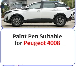 Paint Pen Suitable for Peugeot 4008 Pearl White Paint Fixer Pearl White Turquoise Gray Car Modification Fittings Original Car