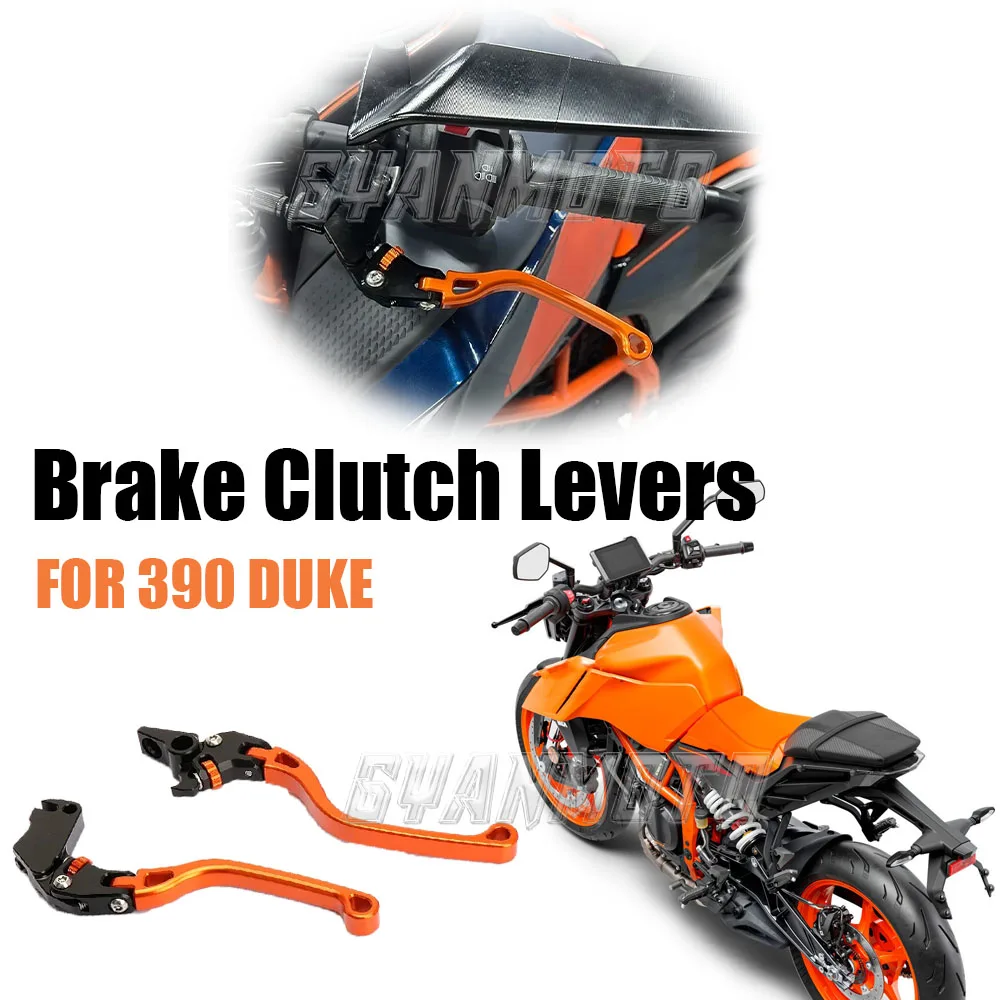 

For 390 Duke 390Duke 390 DUKE 390DUKE 2024 New CNC Aluminum Adjustable Brake Clutch Levers Motorcycle Accessories