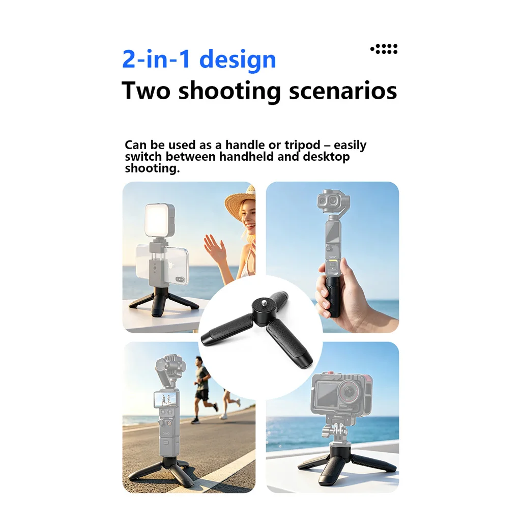 Für DJI Osmo Pocket 4 Pro / Pocket4 / Pocket3 Ein-Klick-Pop-up Schnellverschluss Mini-Plastikstativ für Insta360 Luna Ultra Kamera – Detail 11