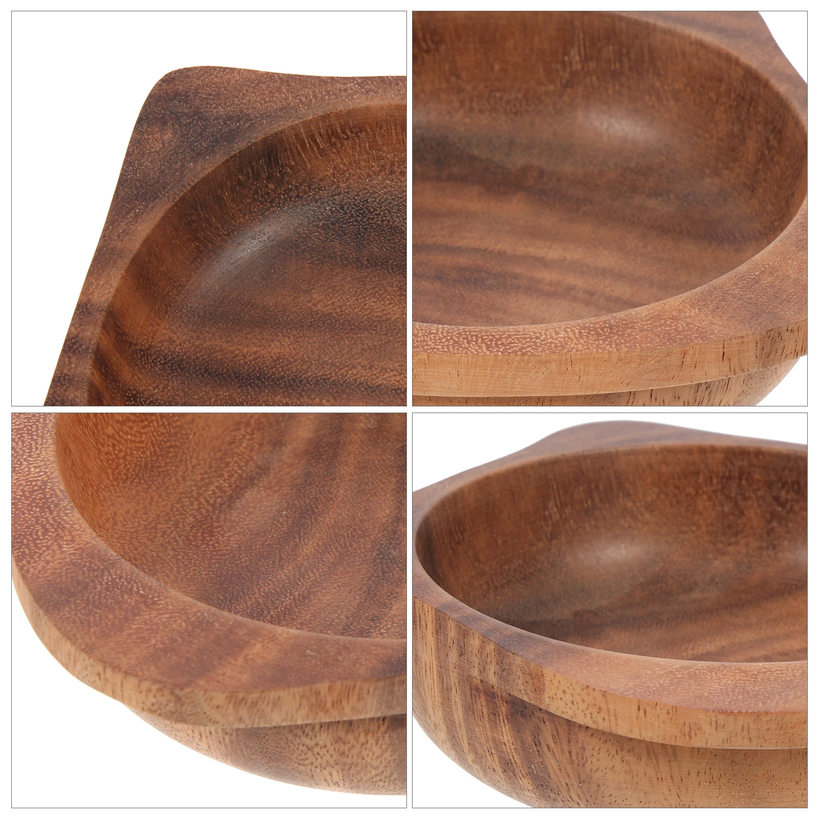 

Kids Bowl Convenient Breakfast Dinner Toddler Wood Multi-function Food Children Household Dessert Bowls