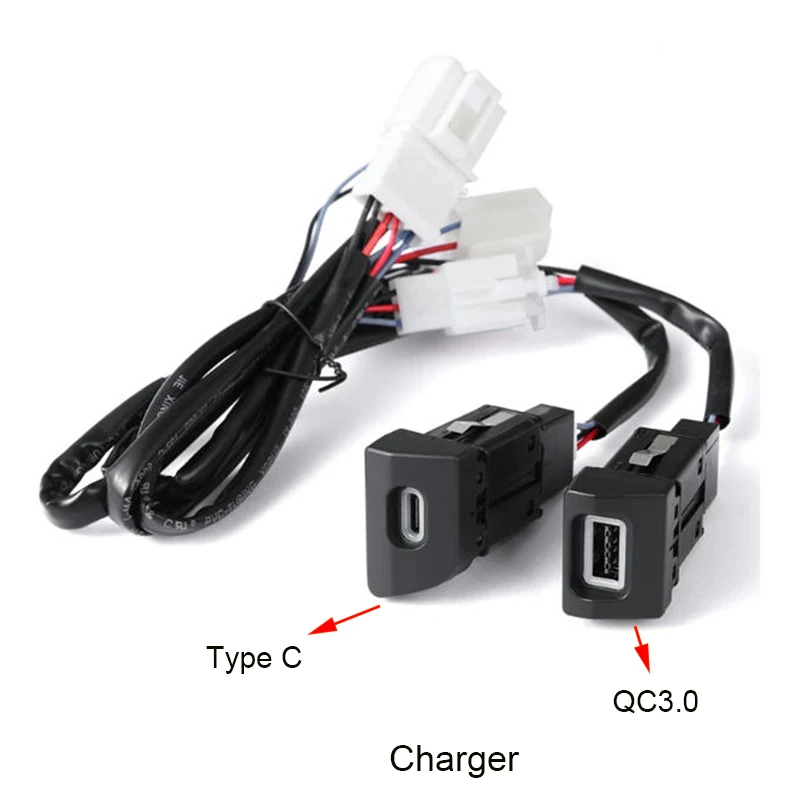1PC Car Charger Socket USB Charging Outlet Power Adapter Phone For VW Volkswagen Skoda Superb 10-13 Accessorie