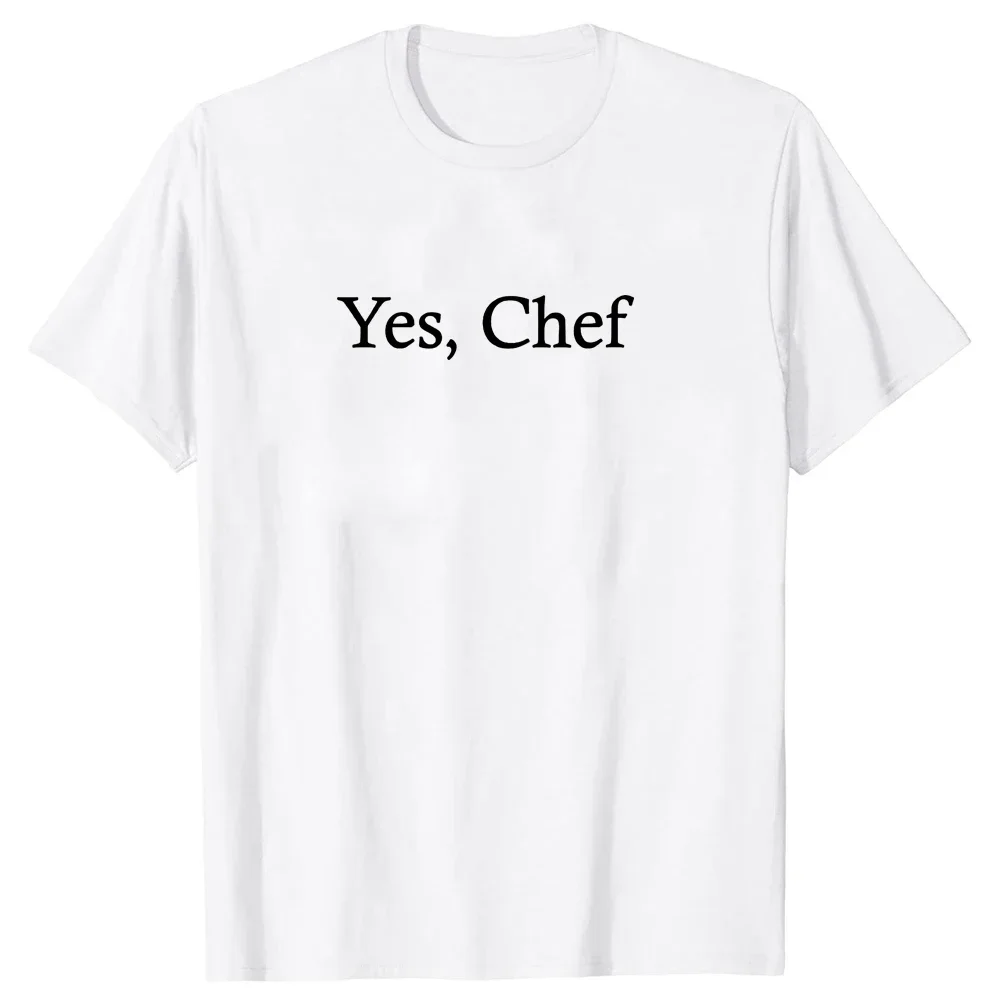 Cooking Graphic Short Sleeve Gifts T-shirt Funny Yes Chef Funny Restaurant Kitchen Sayings for Cooks Knife Retro BBQ T Shirts