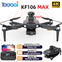 Teeggi KF106 Max Drone 4K Camera GPS 3-Axis Gimbal Dones 5G WiFi With Brushless Foldable RC Quadcopter Profesional Dron C0.