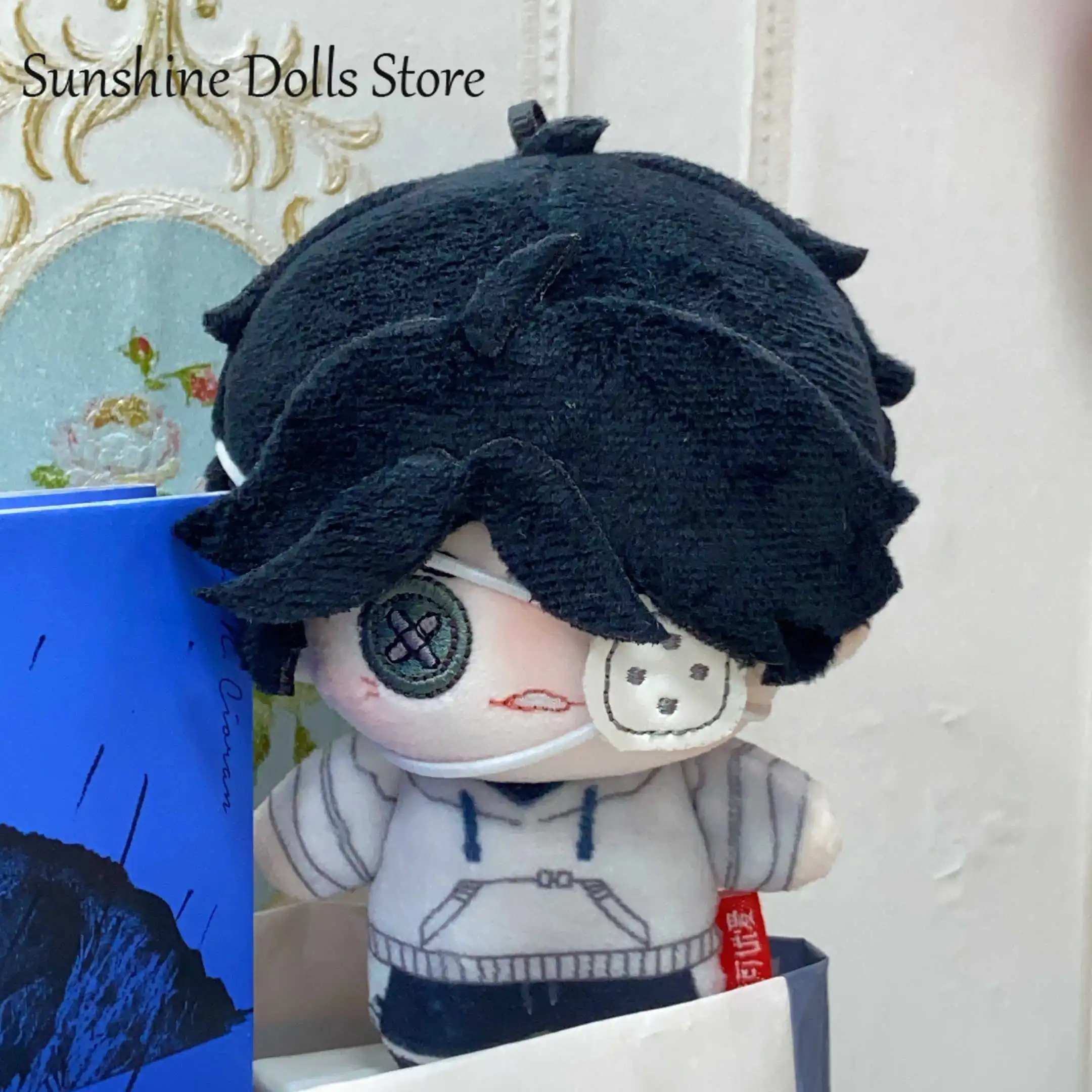 루카 발사 죄수 애니메이션 신원 Ⅴ 10CM 봉제 인형 사랑스러운 소녀 불가사리 바디 펜던트 키 체인 카와이 인형 장난감 크리스마스 선물