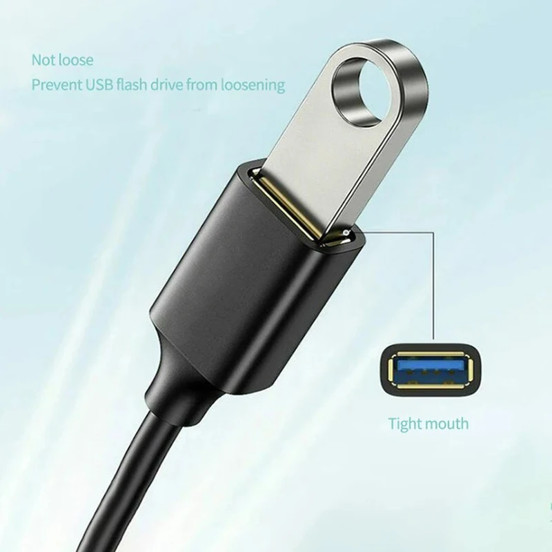 USB C to USB 3.0 OTG Cable Type-C Male to USB Female Converter Adapter Charging Data Cord For Mobile Phone Flash Drives Laptop