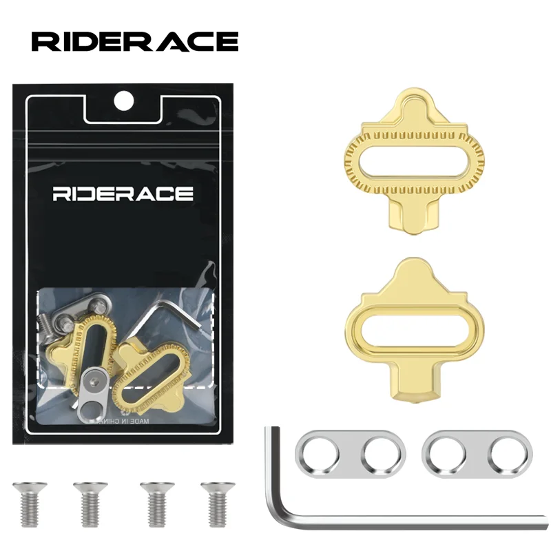 AliExpress riderace RIDERACE Mountain Bike Shoes Cleats for Shimano SH51 SPD MTB Bicycle Cleats Multi-Release Spd Pedal Cycling Shoes Clips Set