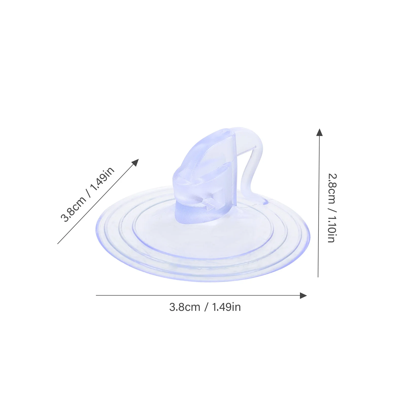 100 قطعة الزجاج الأمامي ظلة شفط كأس لاصق قوي واضح الرؤية سهلة التركيب سيارة الزجاج حماية شفط الكؤوس للزجاج