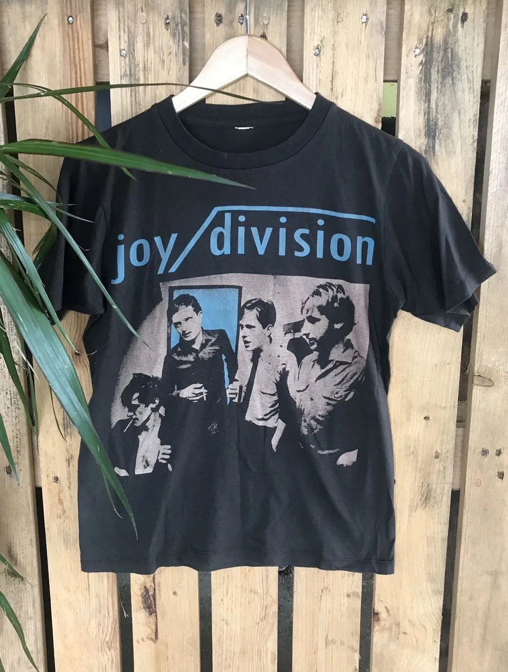 Joy Division Post Punk Band 90s Black T shirt Remake tee NH20925