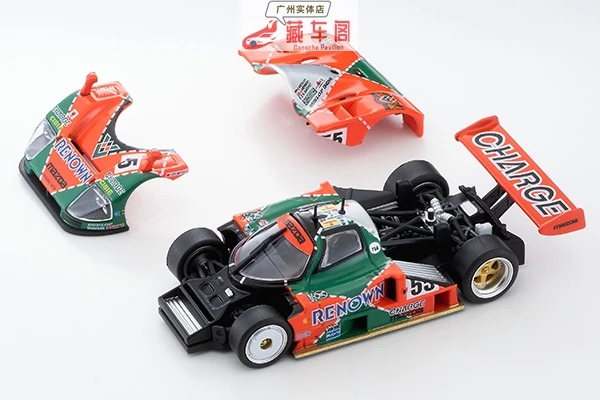 TOMYTEC Liga Die Cast Car, modelo estático, presente de aniversário das crianças, decoração do quarto, TOMYTEC 1:64 Mazda 787B No. 55 Preservation