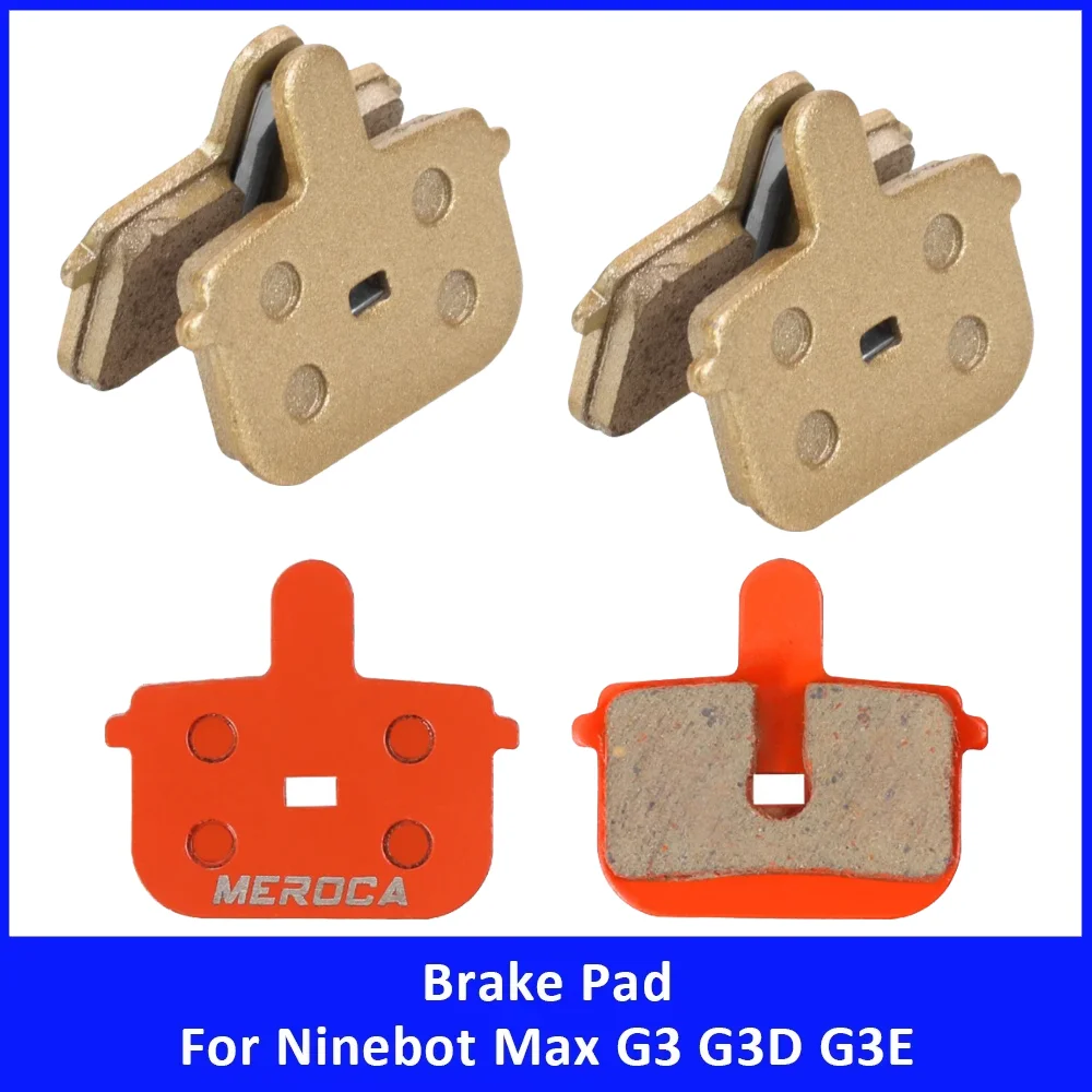 Semi-Metallic Brake Pad for Segway Ninebot Max G3 G3D G3E GT3 for Kugoo G-Booster Scooter Brake Pad Replacement Part Accessories