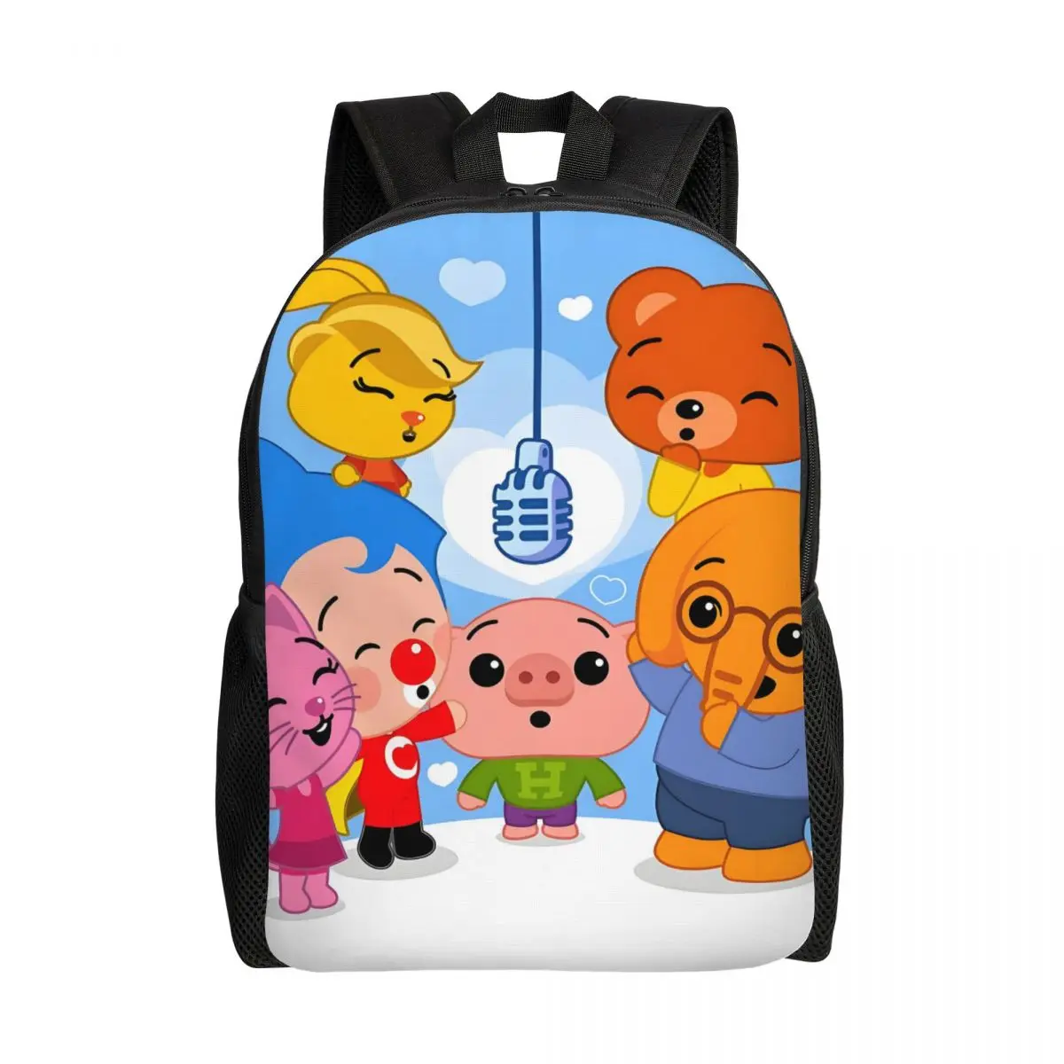 

Custom P-Plims P-Plims Laptop Backpack Men Women Basic Bookbag for College School Student Cartoon Bag