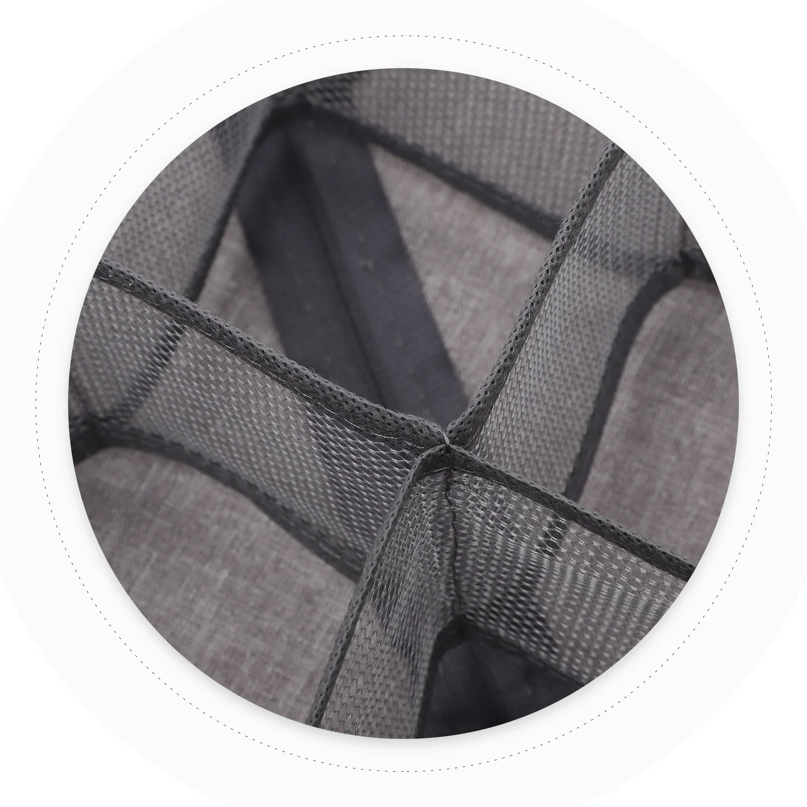 

2pcs Underwear Socks Storage Box Foldable Multi-Grid Organizer Drawer Cabinet Divider Household Lingerie Container