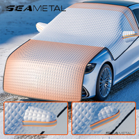 SEAMETAL Car Cover Window Snow Shield Winter Outdoor Full-Wrapped Windshield Snow Cover Waterproof Ice Protection for Sedan/Suv