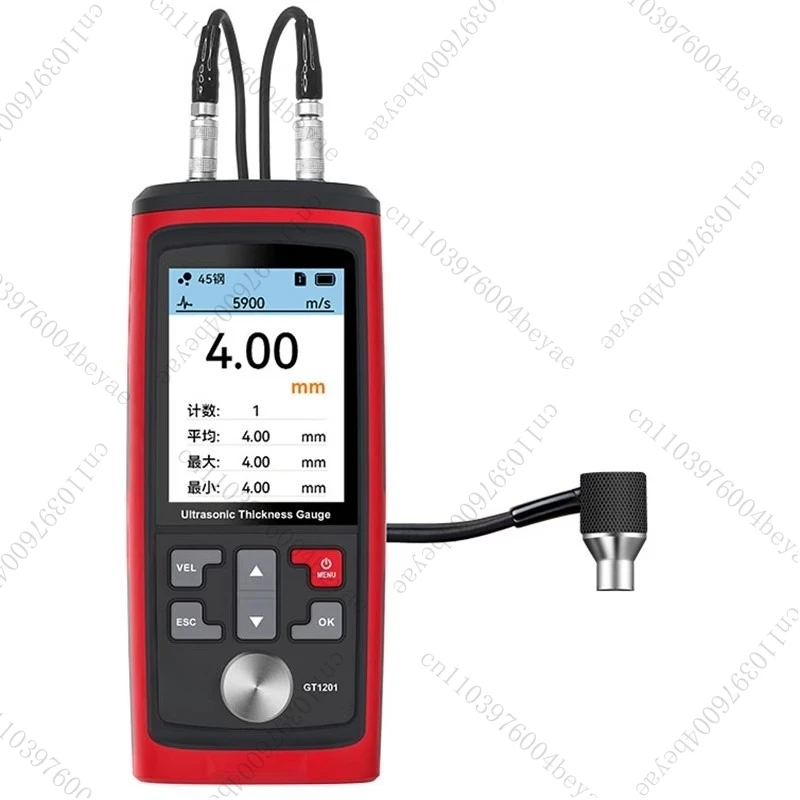 مقياس سمك بالموجات فوق الصوتية GT1201 مقياس عالي الدقة للبلاستيك الزجاجي المعدني مع تخزين البيانات والبرمجيات الملونة #2