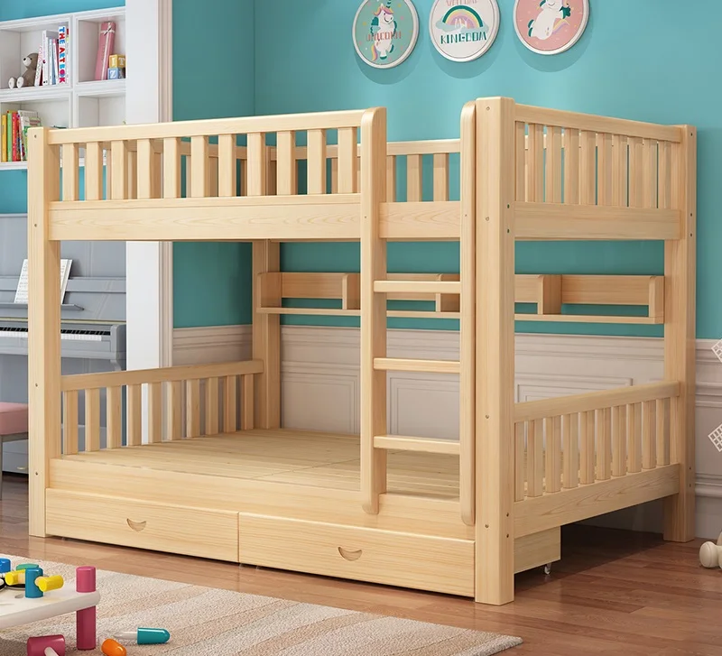

Детская мебель: двухъярусная кровать Lit Etage Pour Enfants с рабочим столом снизу для экономии пространства или для малышей