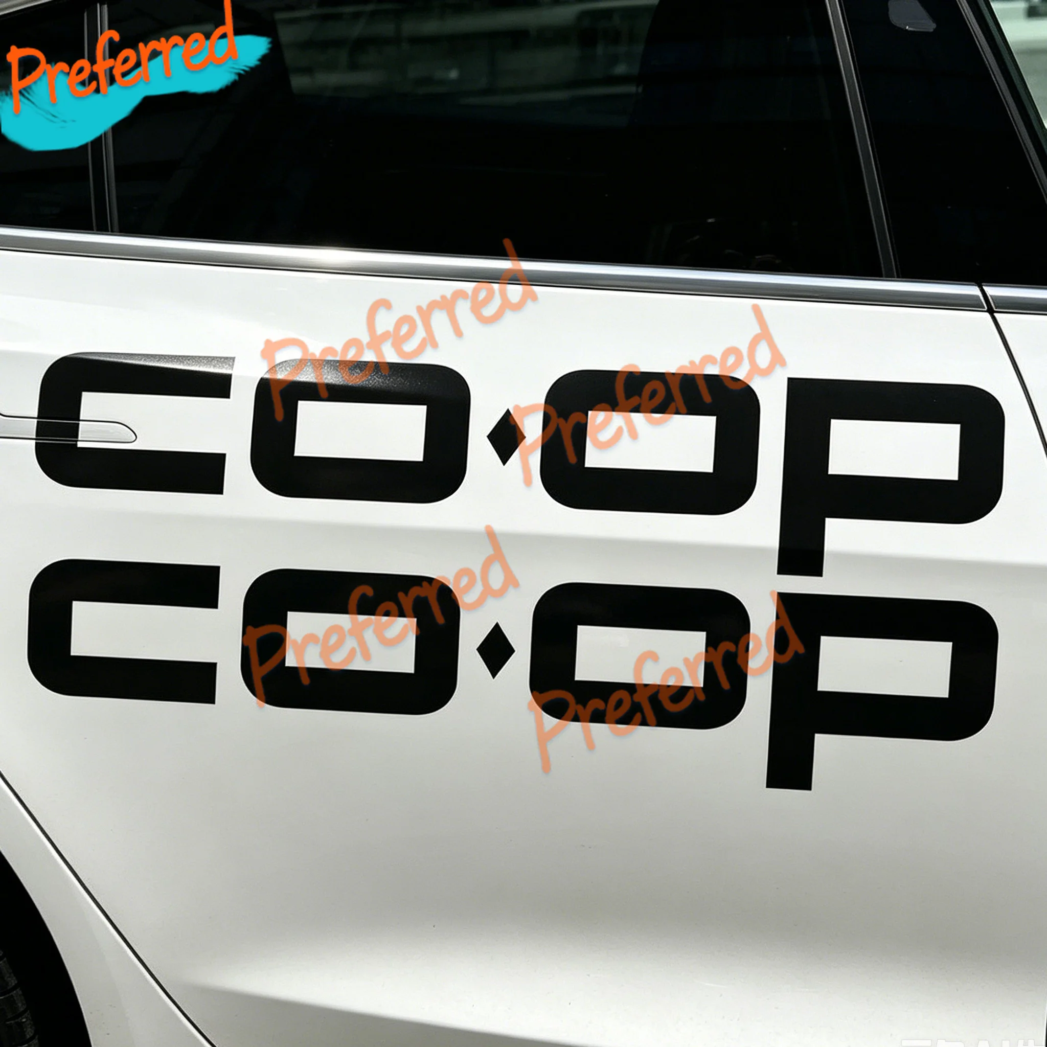 

2x Pegatinas Vinilo JDM Co-op Bike Decals Labels Die Cut Sticker Customizable in Any Sticker Size -No Background