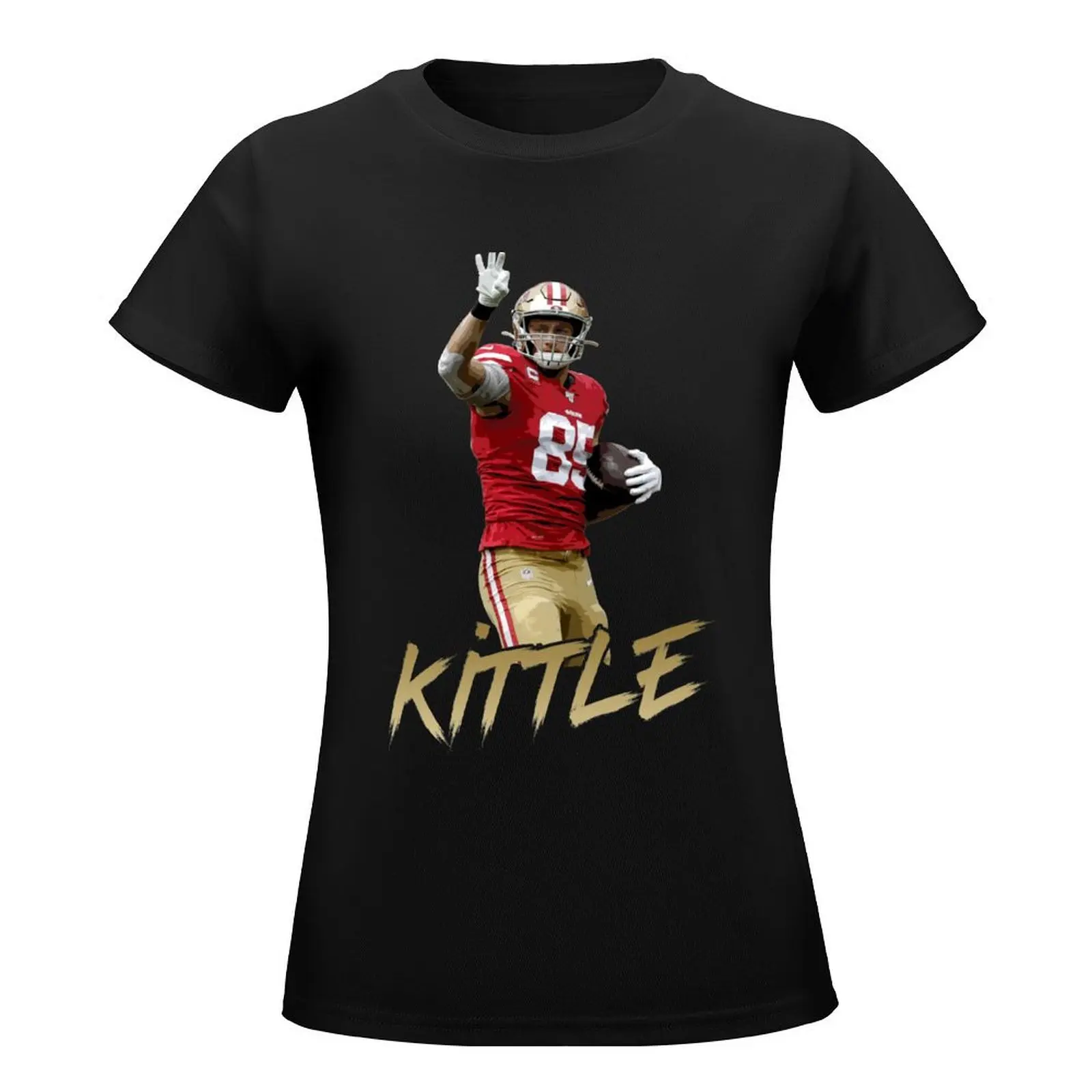 George Kittle T-Shirt female Female clothing aesthetic clothes Woman fashion