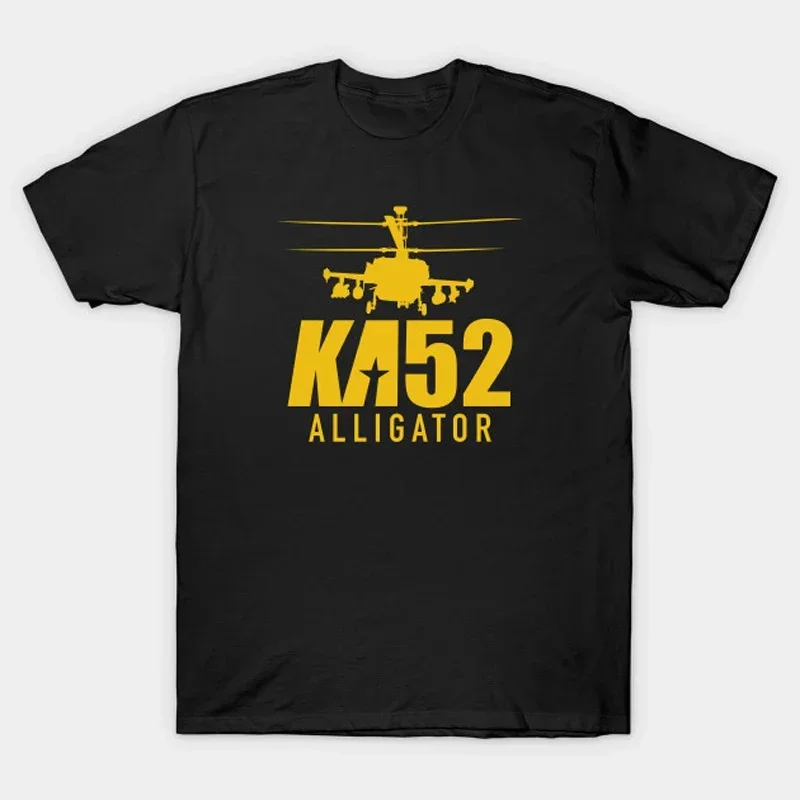 

Russian Kamov Gunship Ka-52 Alligator Attack Helicopter T Shirt. New 100% Cotton Short Sleeve O-Neck Casual T-shirts Size S-3XL