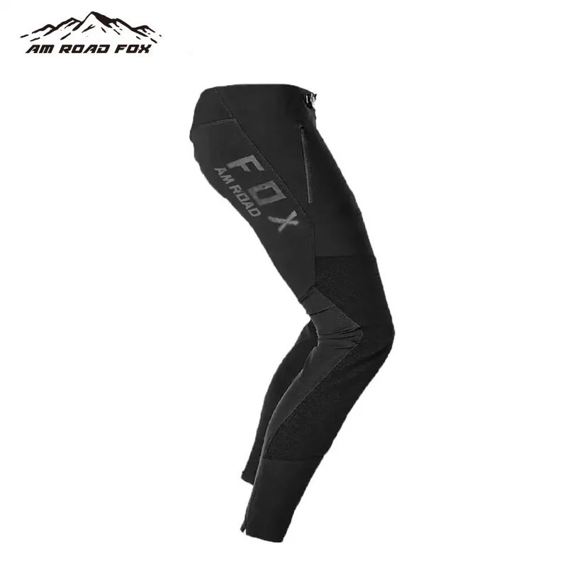 2024 AM ROAD Mens Motocross Racing Downhill Dirt Bike Cycling Motor Moto Street Scooter Motorcycle Trousers MX MTB Pants