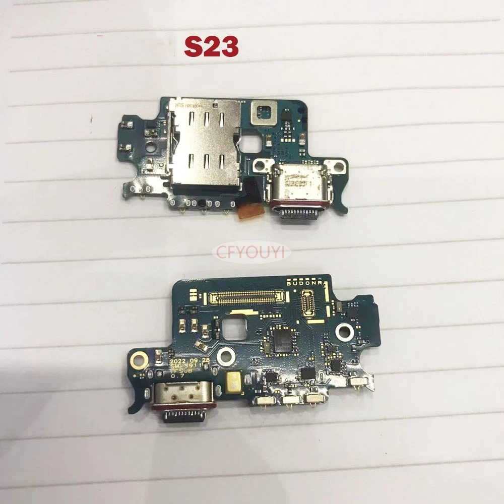 USB Charging Port Board Dock Port Connector Flex Cable For Samsung Galaxy S23 Plus S23 Ultra S23+ 5G S911B S916B S918B