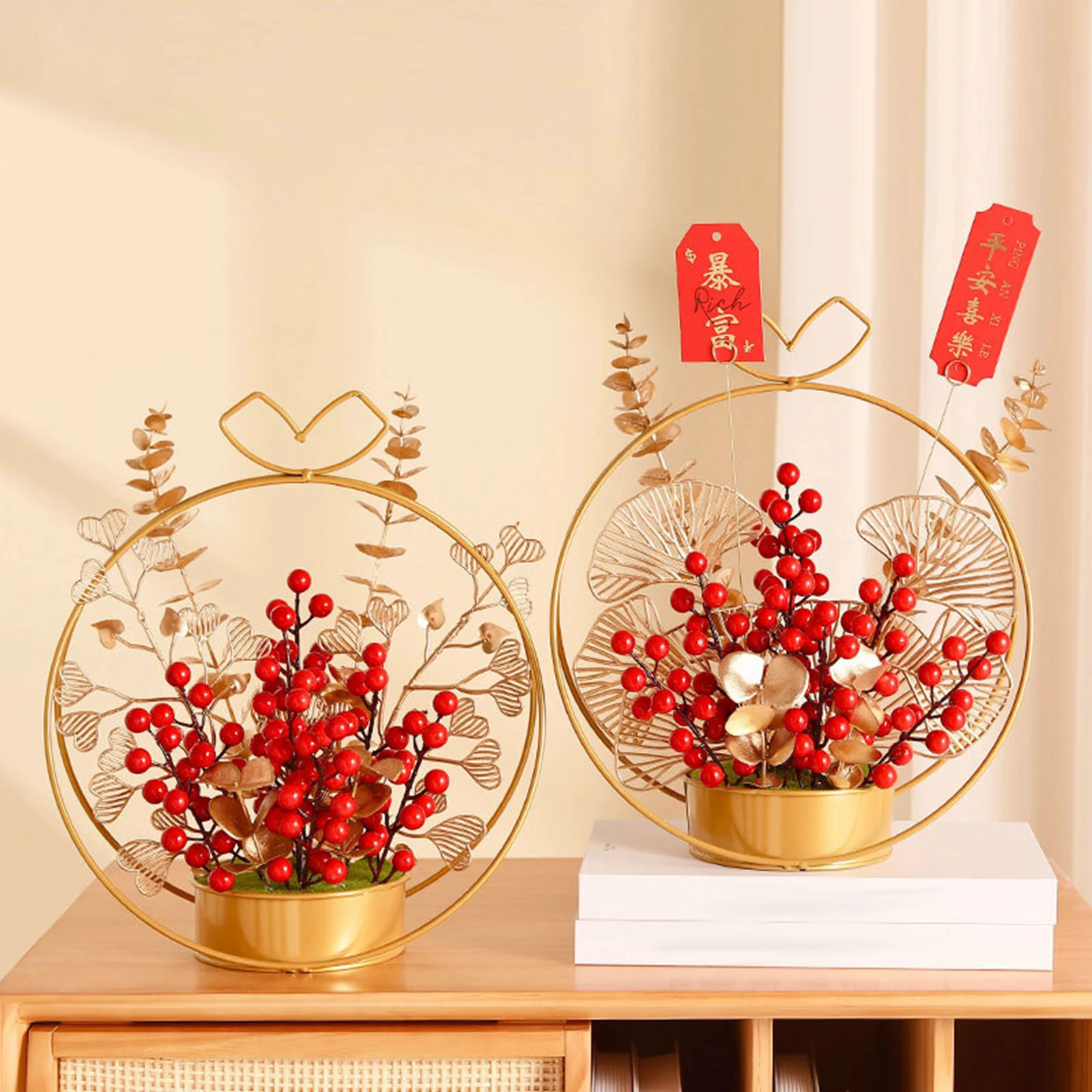 Flower Basket Ornament Decoration Photo Props Festival Fall Harvest Artificial Flower For Living Room Table Centerpiece