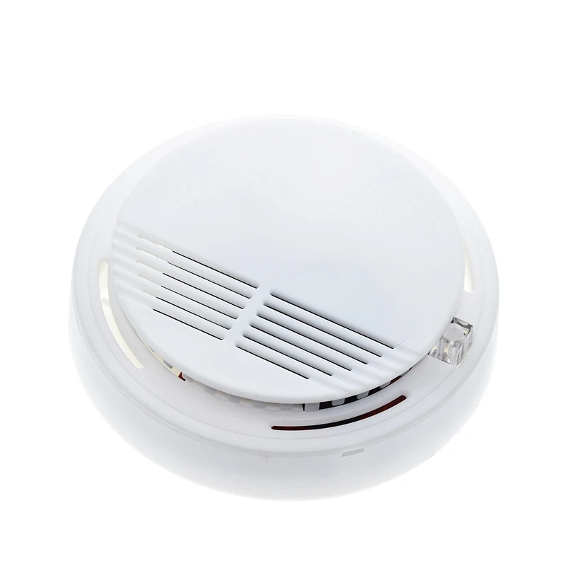 Independent Alarm Fire Smoke Sensor Detector 85dB Photoelectric Monitor Home Security System for Family Guard Office Restaurant