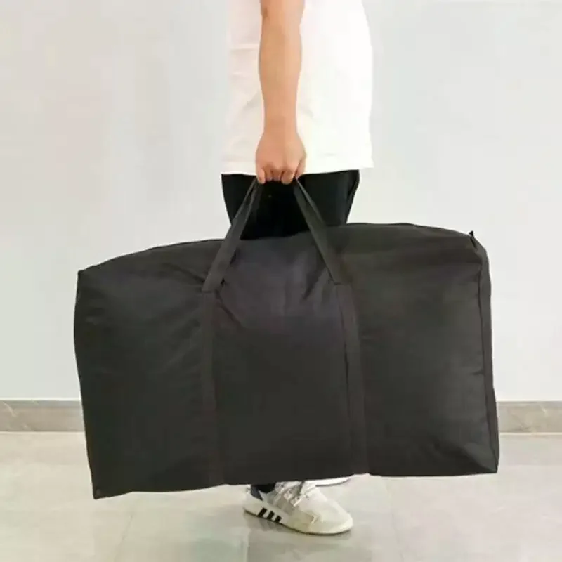 Extra Large Waterproof Moving Luggage Bags Laundry Shopping Bag Non-woven Fabric Cubes 80*48*25cm Home Storage Packing Tool