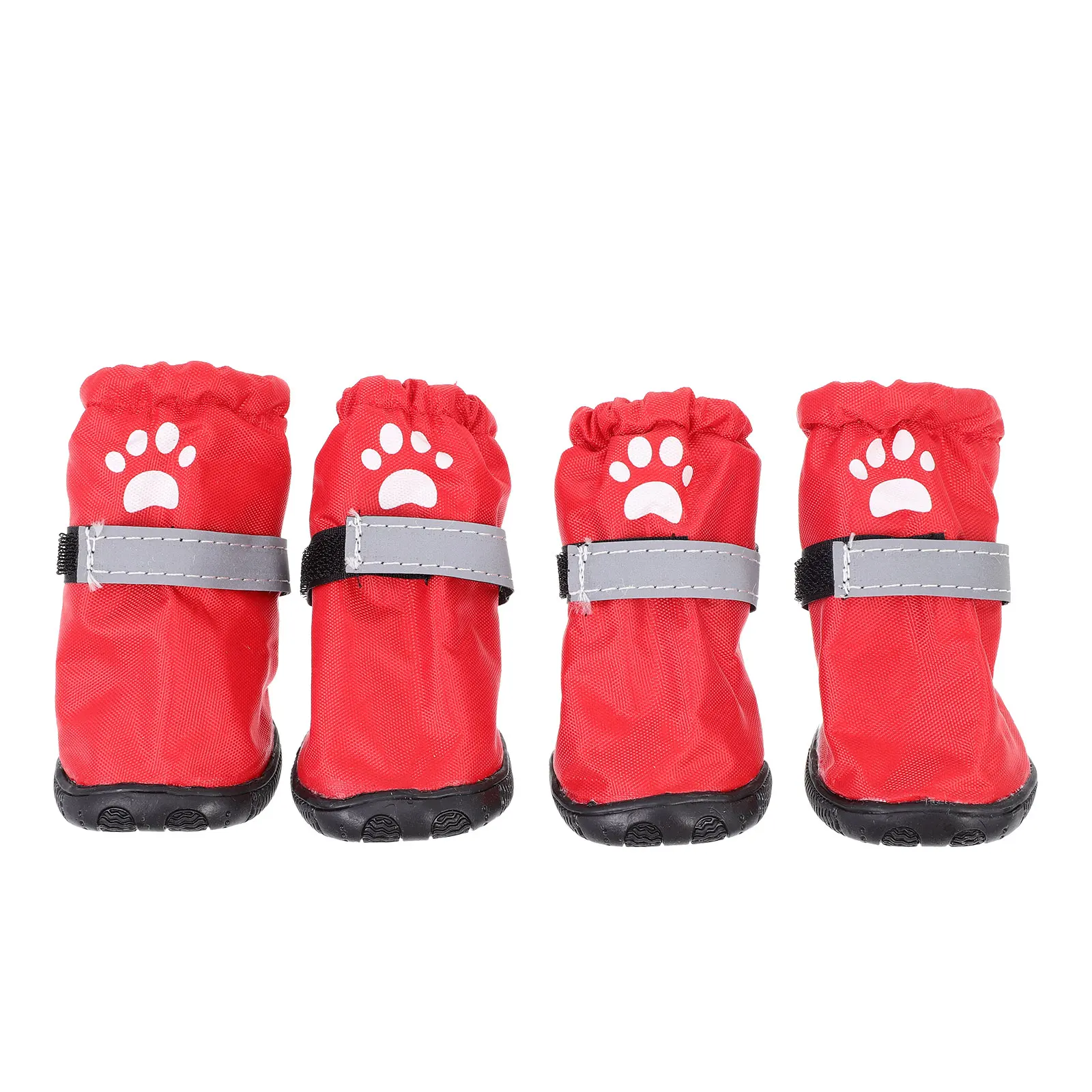 

Waterproof Dog Shoes Pet Boots Feet Protector NonSlip Rainshoes Paw Cover Fashion Protects Paws Dirt Glass Stones Rust Nails