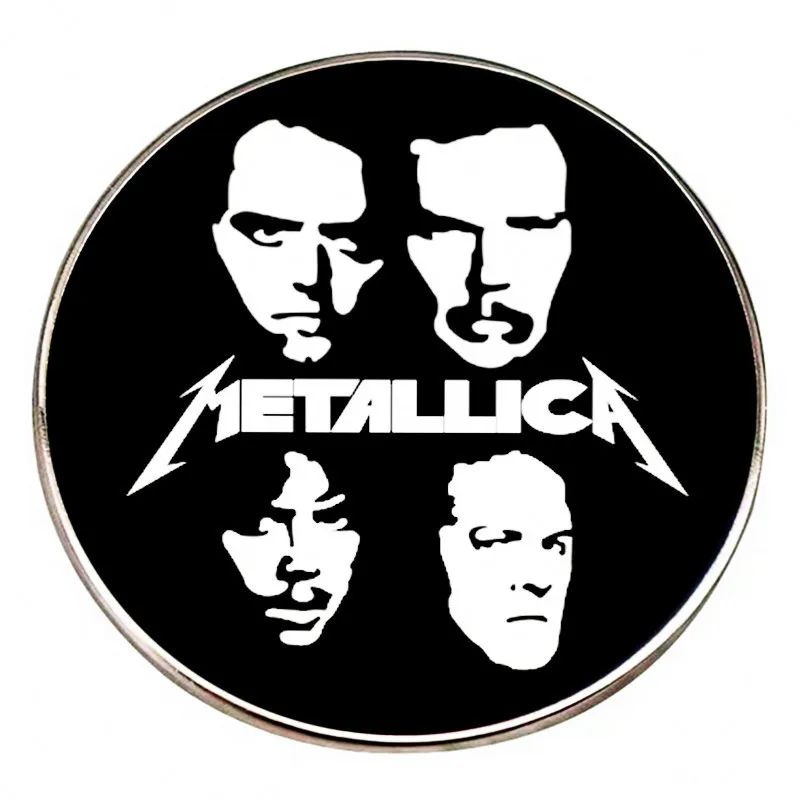 

American Rock Band Punk Music Style Metal Badge Brooches Personalized Diy Decorative Accessories Pins Clothing Backpacks Hats