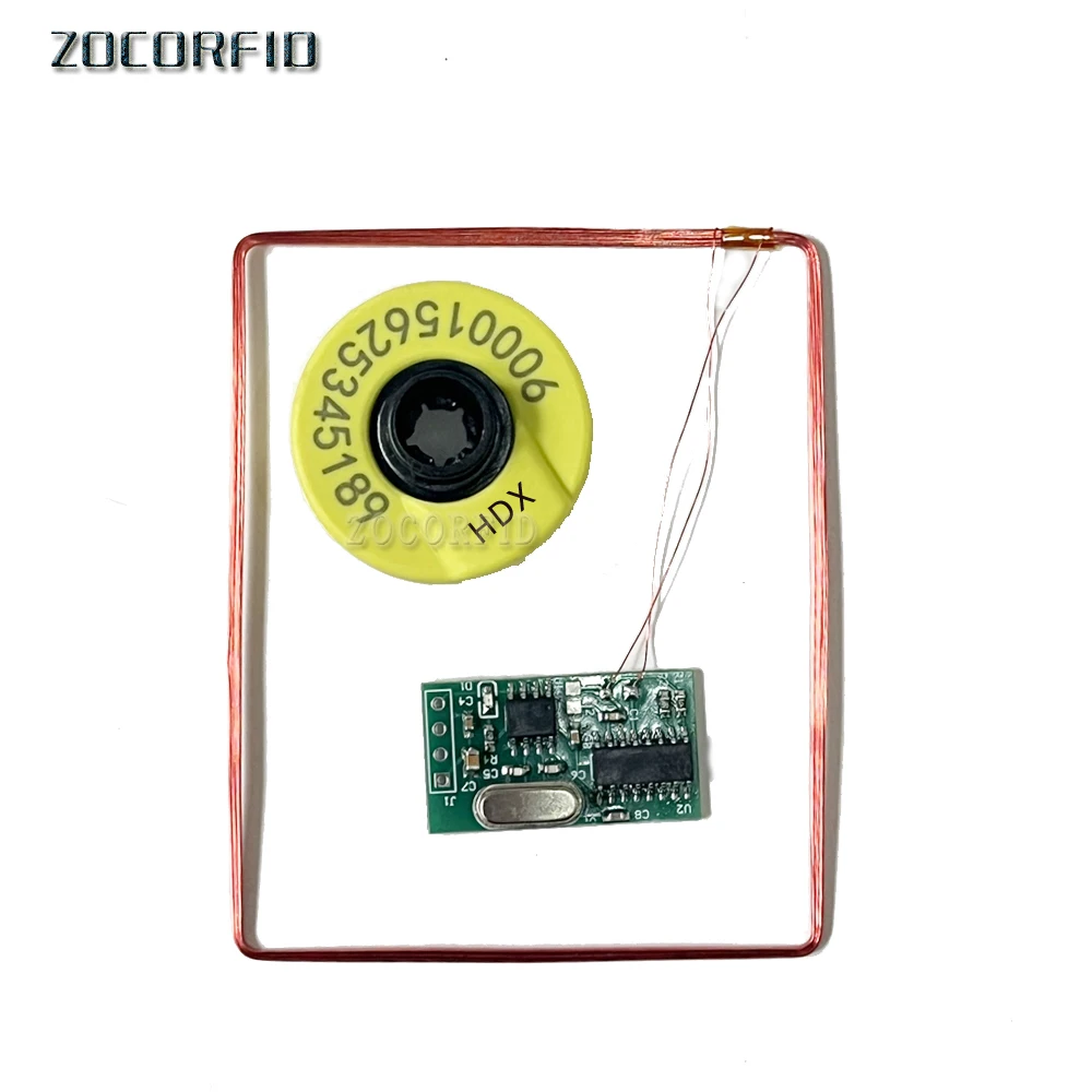 134.2KHZ HDX ISO11785 RFID Animal Tag Reader Module TTL Interface ISO11784/85 HDX