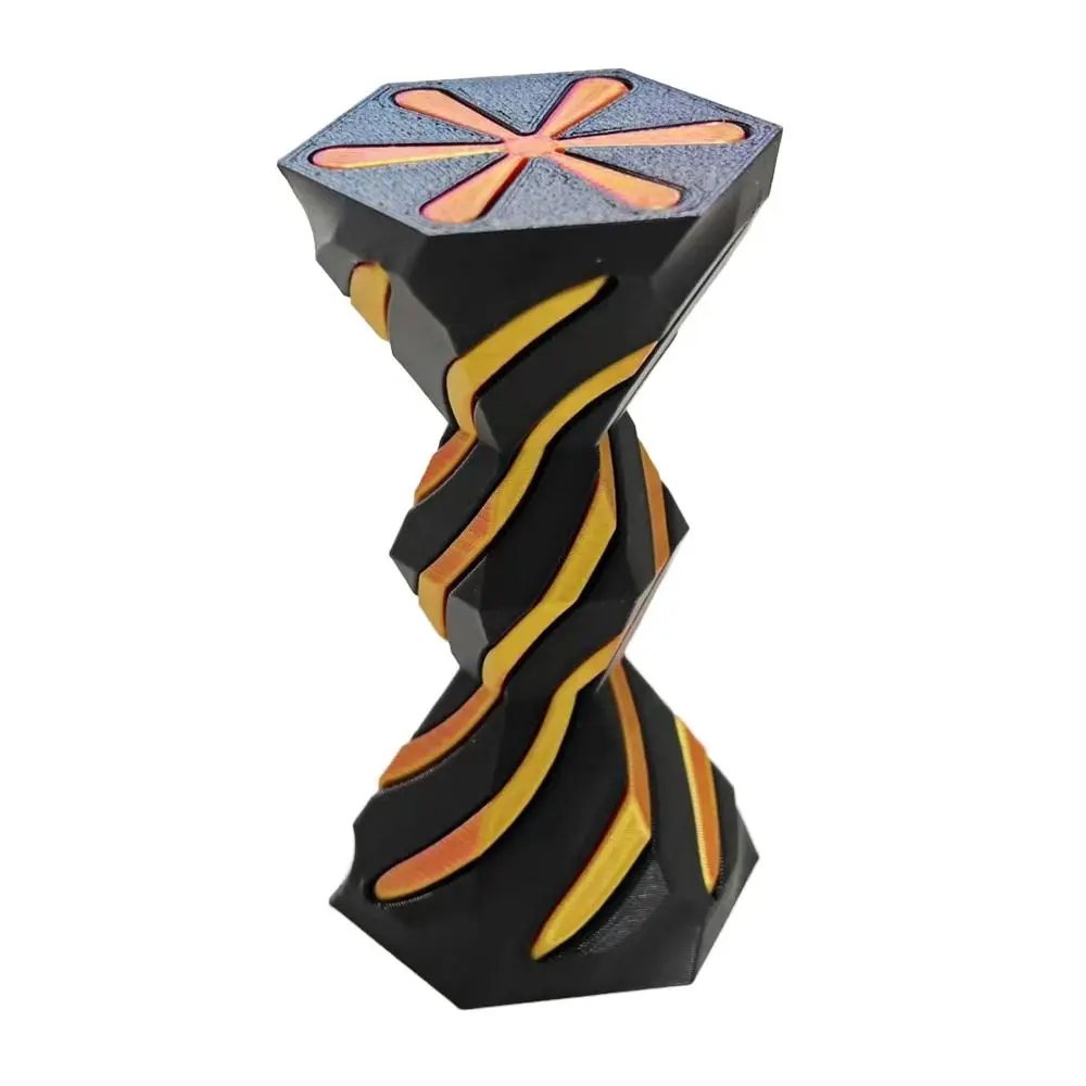 Intelligence Development Impossible Pyramid Passthrough Math Games Decorative Ornaments Spiral Cone Fidget Toy