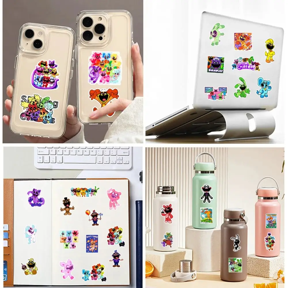 50 قطعة المخلوقات المبتسمة لعبة الرعب ملصقات الديكور حقيبة سكرابوكينغ الهاتف المحمول القرطاسية لعبة أطفال ملصق
