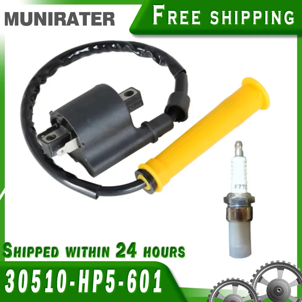 

30510-HP5-601 Катушка зажигания и свеча зажигания с крышкой для квадроцикла Honda Rancher 420 2007-2013 гг.