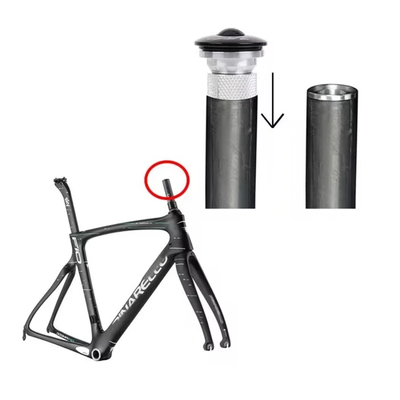 Chooee Bike Accessories, Bicycle Power Expander Plug,MTB Road Cycling Headset Expansion Bolt ,Bike Steering Box Part