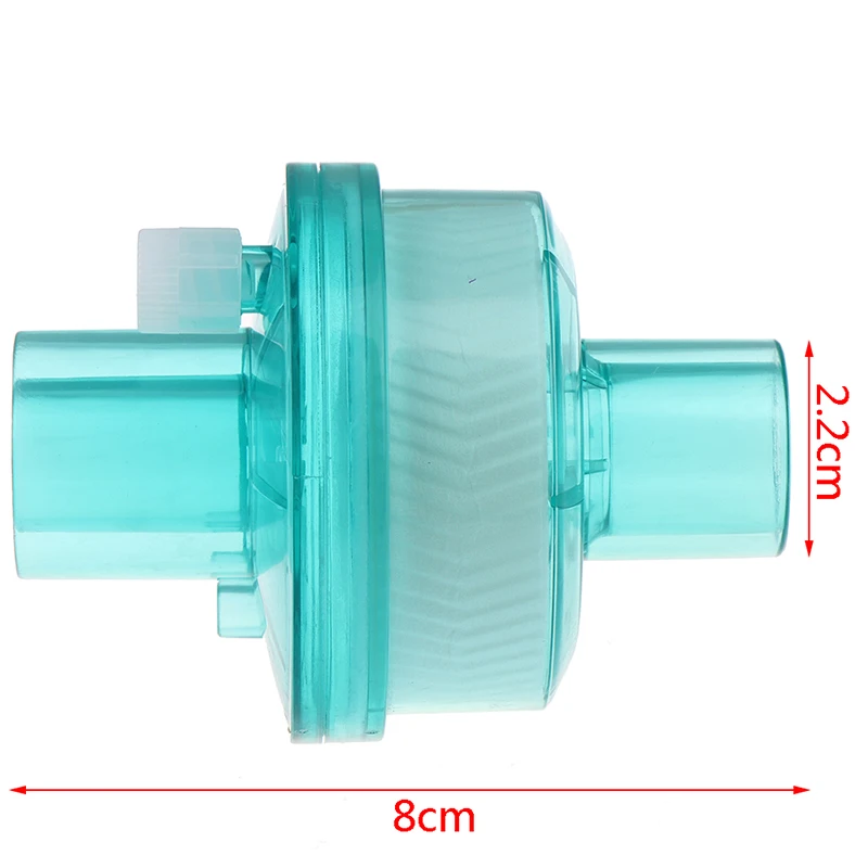 (HS) Filtros desechables para sistema de respiración Filtro de bacterias Accesorios para ventiladores HME HEPA Intercambiador de calor y humedad