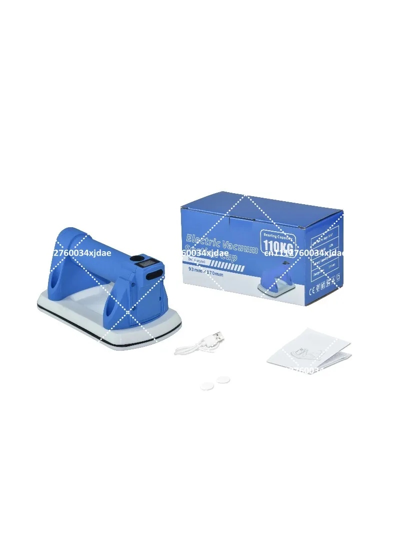 Electric Suction Cup Hand Tool 93x170mm Automatic Pump Lift 100kg for Glass Brick, Mini Style