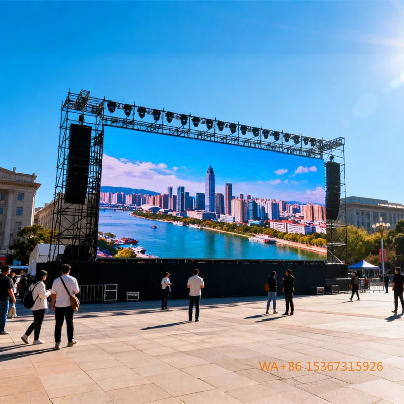 Outdoor Rental LED Display Full Color Waterproof Damage Resistant Screen Quick Setup for Exhibition