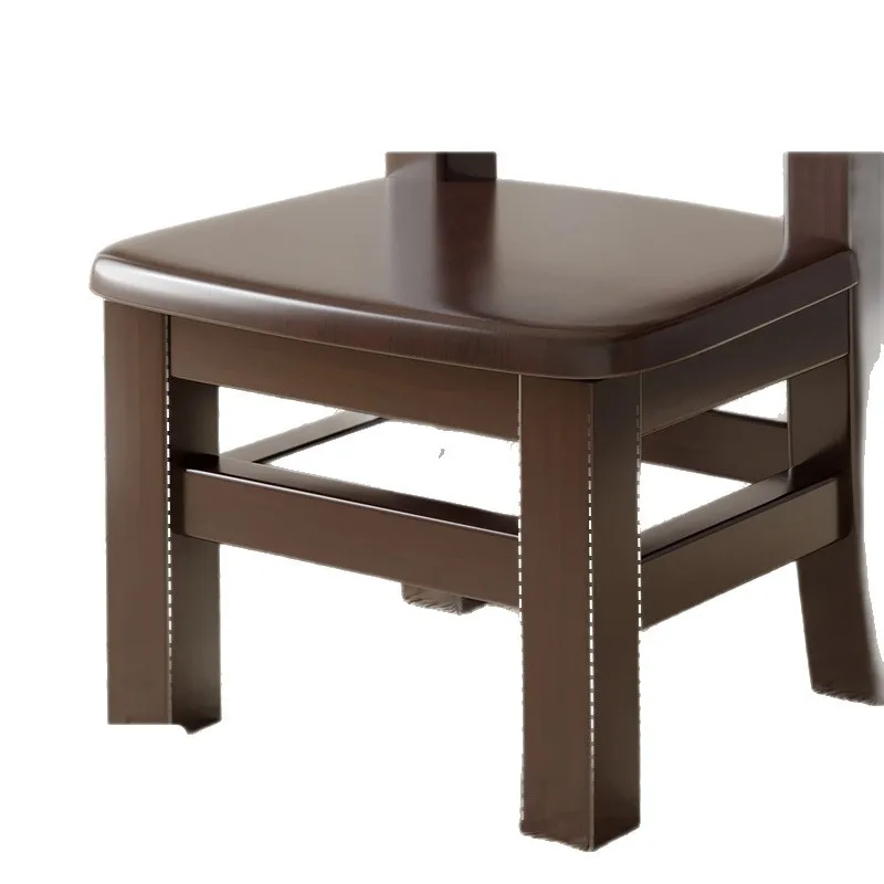 

Small stool household solid wood small chair simple modern living room small bench back chair wood square stool low