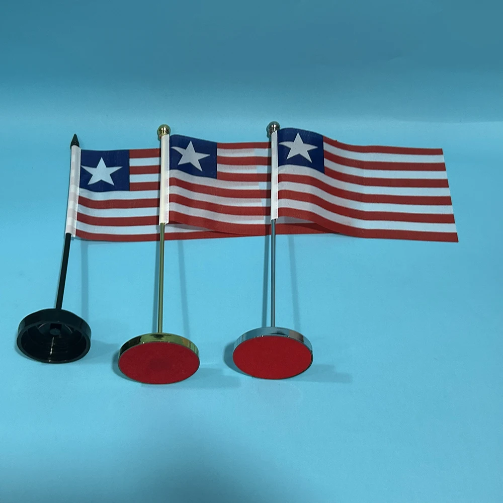 SKY FLAG Bandera de escritorio Liberia poliéster nacional - imagen 5