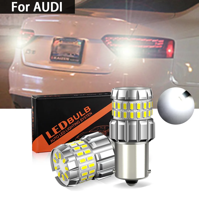 

Pair 1156 XBD Chips Error Free High Power LED Car Reverse Bulb Rear Light For AUDI TT Q5 Q7 S3 S4 RS4 S6 RS6 A4 A5 A6 Etc