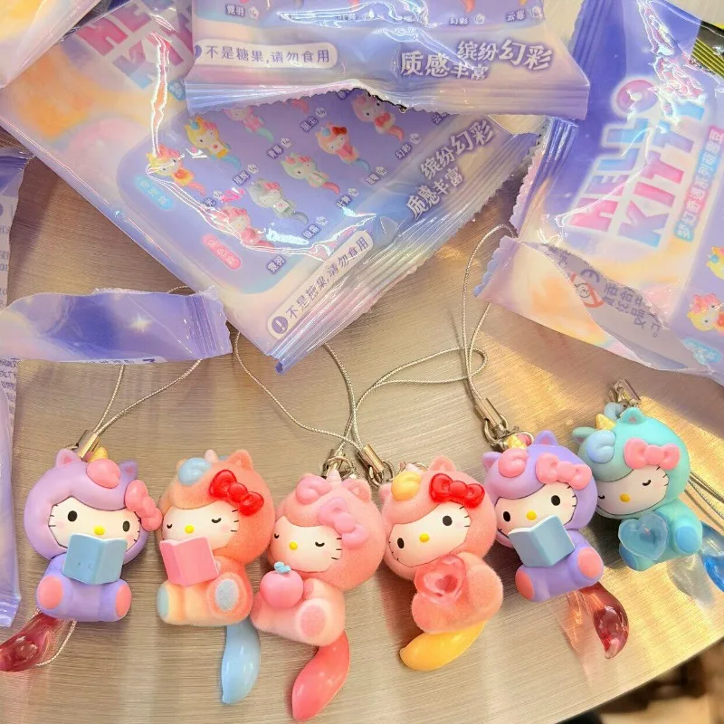 

Moetch Hello Kitty Blind Box Toys Dream Adventure Series Cute Beans Anime Figure Doll Model Toys Collect Ornaments
