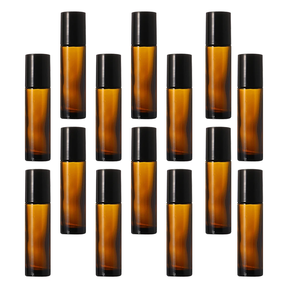 20 個の香水ボトル小さなガラスローラーボールボトル漏れ防止ポータブルエッセンシャルオイルサブパッケージ容器旅行