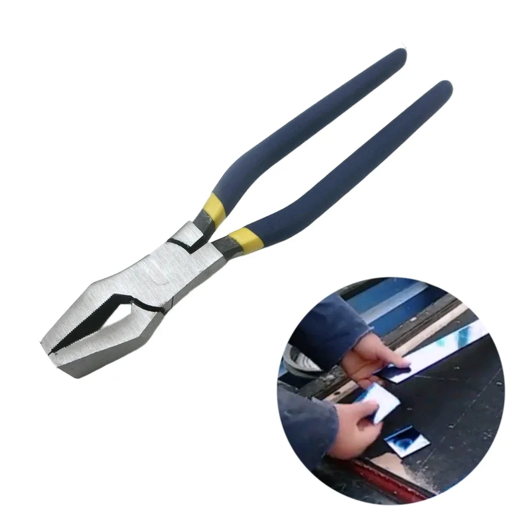 10 Inch Glass Pliers Flat Nose Tool For Glass Cutting Edge Trimming And Holding Clamping Pliers DIY Tool