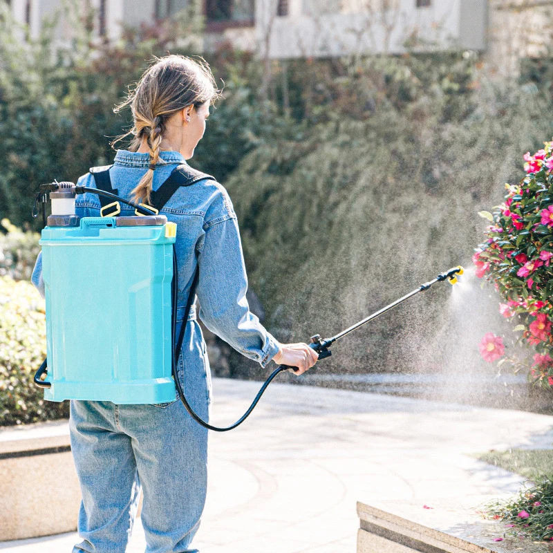 

Ручной распылитель-опрыскиватель для дезинфекции, 16 л, ранцевый, с одной и двумя трубками, пневматический, для сельского хозяйства