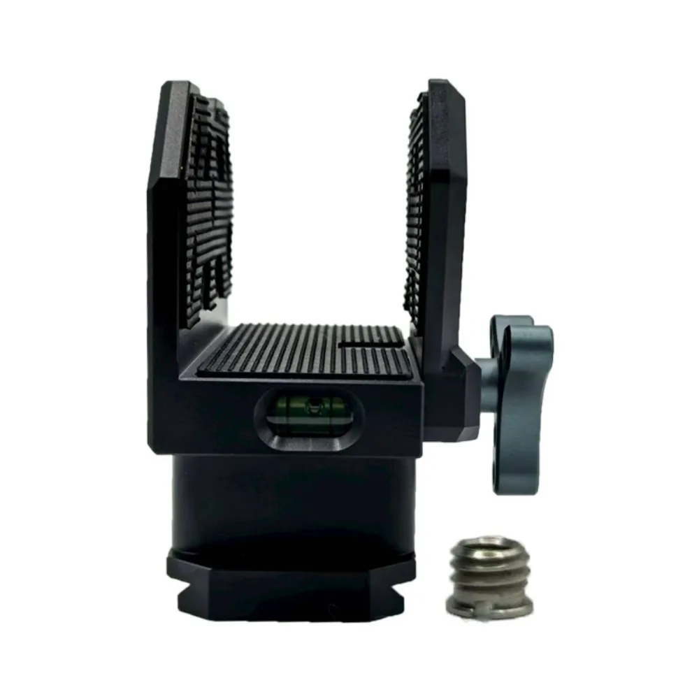 MAGORUI Aluminum Alloy Tactical Clamp Tripod Stand Adjustable Designs with Level for Hunting and Outdoor Shooting Bracket