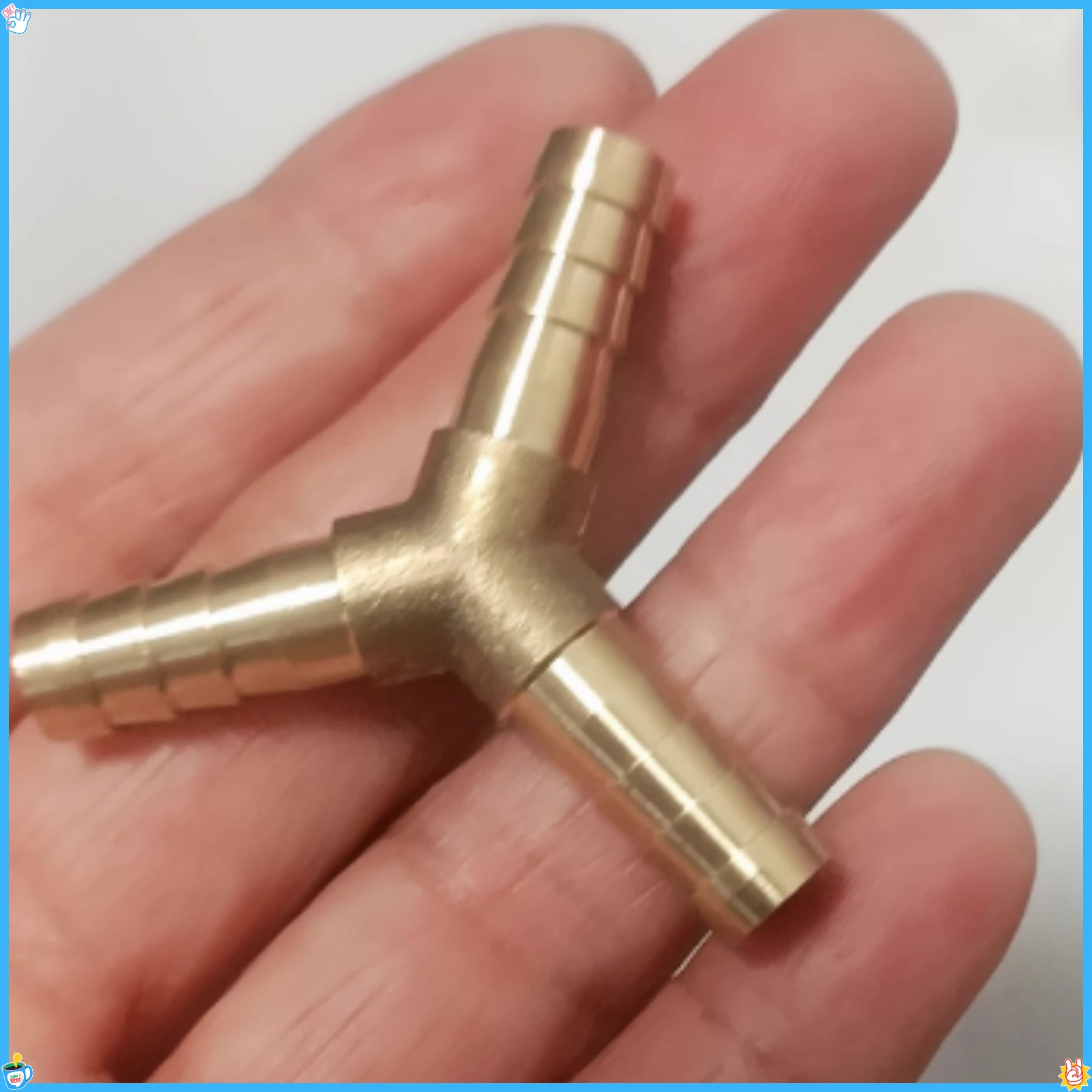 Heavy Duty Brass T Shape Y Shape Straight Air Connector 10 12 14 16 19 25mm Pneumatic Fitting